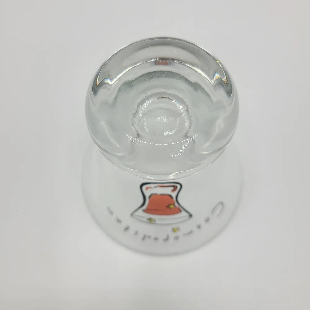 Pottery Barn Stemless Martini Glass Cosmopolitan Cocktail Glass